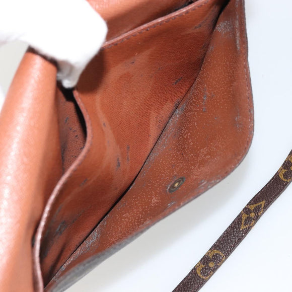 LOUIS VUITTON Monogram Double Rabat Shoulder Bag M51815 LV Auth 175461