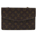 LOUIS VUITTON Monogram Double Rabat Shoulder Bag M51815 LV Auth 175461-2
