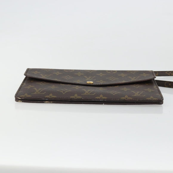 LOUIS VUITTON Monogram Double Rabat Shoulder Bag M51815 LV Auth 175461