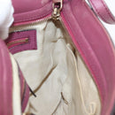 GUCCI GG Canvas Guccissima Hand Bag 2way Purple Gold 353121 Auth 175467-20