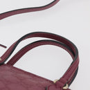 GUCCI GG Canvas Guccissima Hand Bag 2way Purple Gold 353121 Auth 175467-8