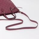 GUCCI GG Canvas Guccissima Hand Bag 2way Purple Gold 353121 Auth 175467-9