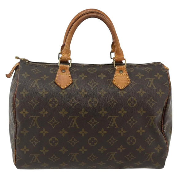LOUIS VUITTON Monogram Speedy 30 Hand Bag M41526 LV Auth 175472