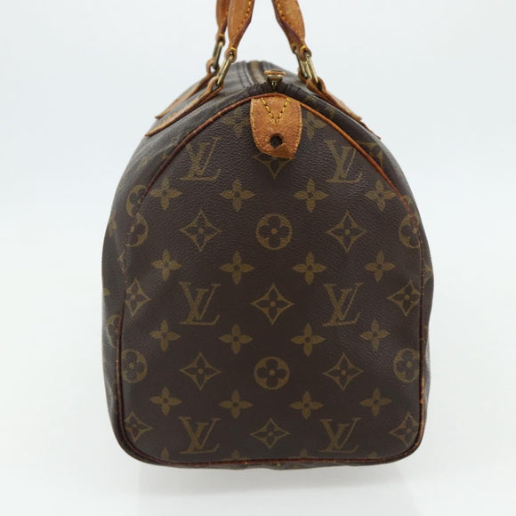LOUIS VUITTON Monogram Speedy 30 Hand Bag M41526 LV Auth 175472