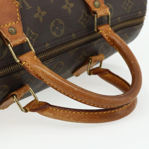 LOUIS VUITTON Monogram Speedy 30 Hand Bag M41526 LV Auth 175472