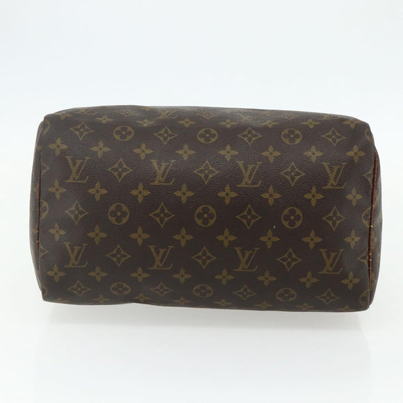 LOUIS VUITTON Monogram Speedy 30 Hand Bag M41526 LV Auth 175472
