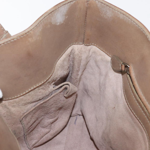 BOTTEGA VENETA INTRECCIATO Hand Bag Leather Outlet Beige 176658 Auth 175473