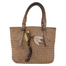 BOTTEGA VENETA INTRECCIATO Hand Bag Leather Outlet Beige 176658 Auth 175473-13