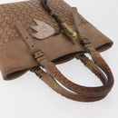 BOTTEGA VENETA INTRECCIATO Hand Bag Leather Outlet Beige 176658 Auth 175473-6