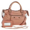 BALENCIAGA The Town Hand Bag Leather 2way Pink 240579 Auth 175475SAV-1