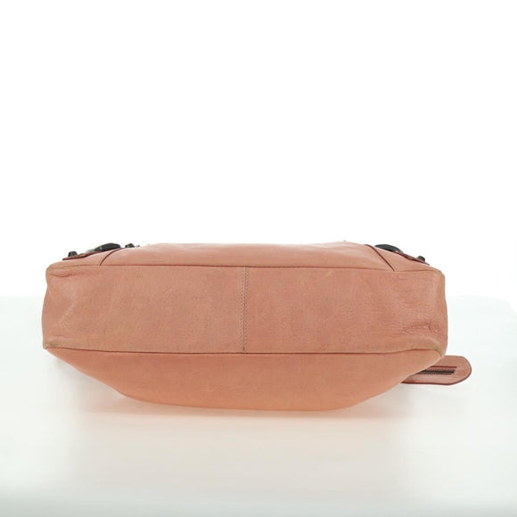 BALENCIAGA The Town Hand Bag Leather 2way Pink 240579 Auth 175475SAV