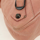 BALENCIAGA The Town Hand Bag Leather 2way Pink 240579 Auth 175475SAV-13