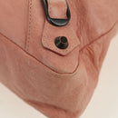 BALENCIAGA The Town Hand Bag Leather 2way Pink 240579 Auth 175475SAV-14