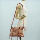 BALENCIAGA The Town Hand Bag Leather 2way Pink 240579 Auth 175475SAV-28