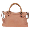 BALENCIAGA The Town Hand Bag Leather 2way Pink 240579 Auth 175475SAV-3