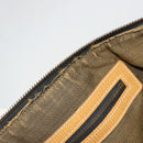 FENDI Zucca Canvas Hand Bag Brown Black Auth 175479A-15