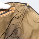 FENDI Zucca Canvas Hand Bag Brown Black Auth 175479A-18