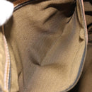 FENDI Zucca Canvas Hand Bag Brown Black Auth 175479A-21