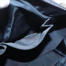 Christian Dior Trotter Canvas Saddle Hand Bag Navy Gold Auth 175481A-22
