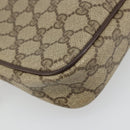 GUCCI GG Supreme Shoulder Bag PVC Beige Gold 97 02 068 Auth 175484-13