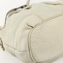 GUCCI GG Canvas Guccissima Sukey Hand Bag 2way Ivory Gold 247902 Auth 175486-15