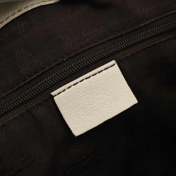 GUCCI GG Canvas Guccissima Sukey Hand Bag 2way Ivory Gold 247902 Auth 175486