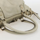 GUCCI GG Canvas Guccissima Sukey Hand Bag 2way Ivory Gold 247902 Auth 175486-7