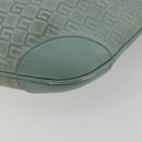 GUCCI Shoulder Bag Suede Gold Light green 001 4158 Auth 175487A-12