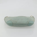 GUCCI Shoulder Bag Suede Gold Light green 001 4158 Auth 175487A-9