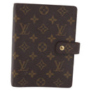 LOUIS VUITTON Monogram Agenda MM Dagplannerhoes R20105 LV Auth 175488A-13