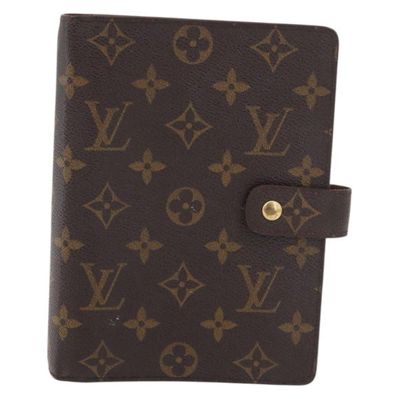LOUIS VUITTON Monogram Agenda MM Dagplannerhoes R20105 LV Auth 175488A