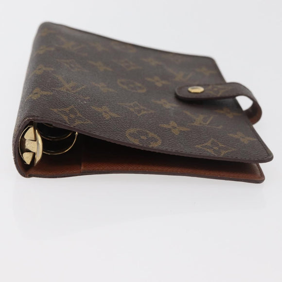 LOUIS VUITTON Monogram Agenda MM Dagplannerhoes R20105 LV Auth 175488A