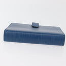 LOUIS VUITTON Epi Agenda MM Day Planner Cover Blue R20055 LV Auth 175491A-4