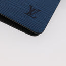 LOUIS VUITTON Epi Agenda MM Day Planner Cover Blue R20055 LV Auth 175491A-14