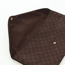 LOUIS VUITTON Monogram Mini Lin Voyage Travel Set Brown M99204 LV Auth 175492M-21
