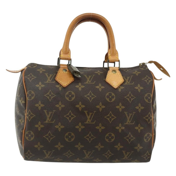 LOUIS VUITTON Monogram Speedy 25 Hand Bag M41528 LV Auth 175495A
