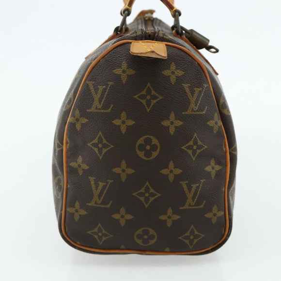 LOUIS VUITTON Monogram Speedy 25 Hand Bag M41528 LV Auth 175495A