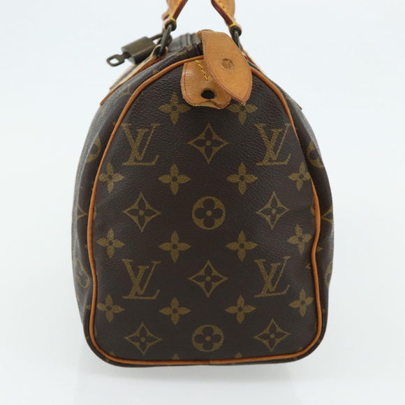 LOUIS VUITTON Monogram Speedy 25 Hand Bag M41528 LV Auth 175495A