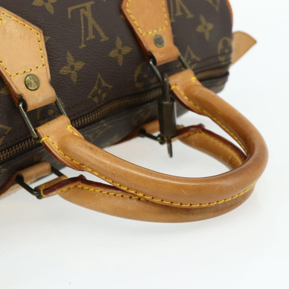 LOUIS VUITTON Monogram Speedy 25 Hand Bag M41528 LV Auth 175495A