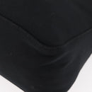 FENDI Mamma Baguette Shoulder Bag Nylon Black Silver Auth 175505A-14