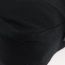 FENDI Mamma Baguette Shoulder Bag Nylon Black Silver Auth 175505A-16