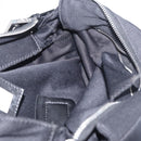 FENDI Mamma Baguette Shoulder Bag Nylon Black Silver Auth 175505A-19