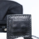 FENDI Mamma Baguette Shoulder Bag Nylon Black Silver Auth 175505A-12