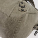 BALENCIAGA The Twiggy Hand Bag Leather 2way Ivory 128523 Auth 175506-16