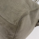 BALENCIAGA The Twiggy Handtasche Leder 2-Wege Elfenbein 128523 Auth 175506-10