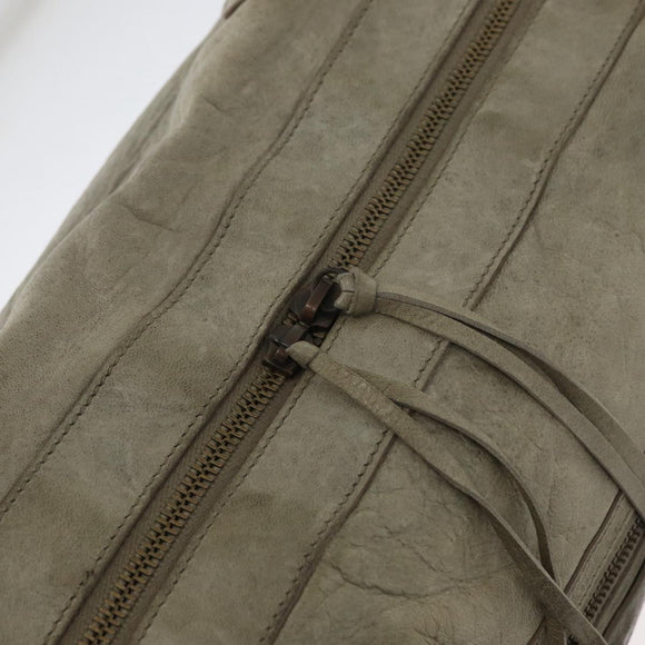 BALENCIAGA The Twiggy Handtasche Leder 2-Wege Elfenbein 128523 Auth 175506