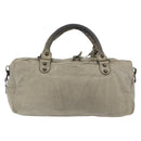 BALENCIAGA The Twiggy Hand Bag Leather 2way Ivory 128523 Auth 175506-2