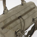 BALENCIAGA The Twiggy Handtasche Leder 2-Wege Elfenbein 128523 Auth 175506-6