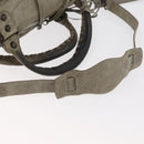BALENCIAGA The Twiggy Handtasche Leder 2-Wege Elfenbein 128523 Auth 175506-9