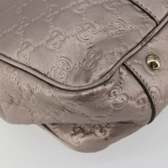 GUCCI GG Canvas GG Twins Tote Bag Pink Gold 232957 Auth 175514A